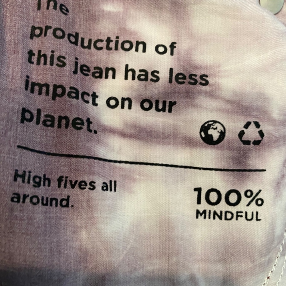 Pacsun classic 5 pocket high rise tie dye. - Picture 3 of 8